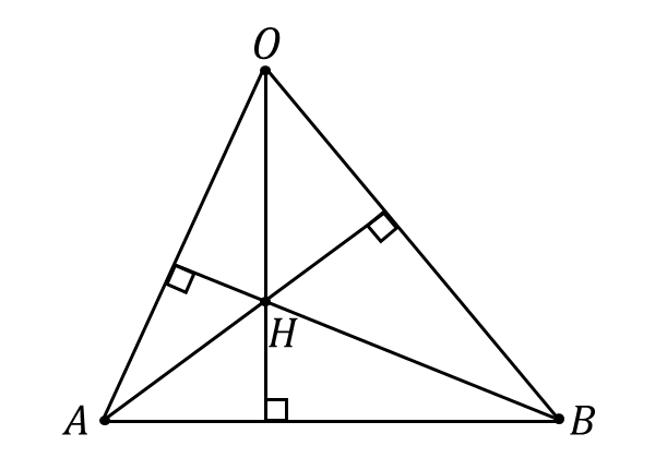 ベクトルの垂心の位置ベクトル